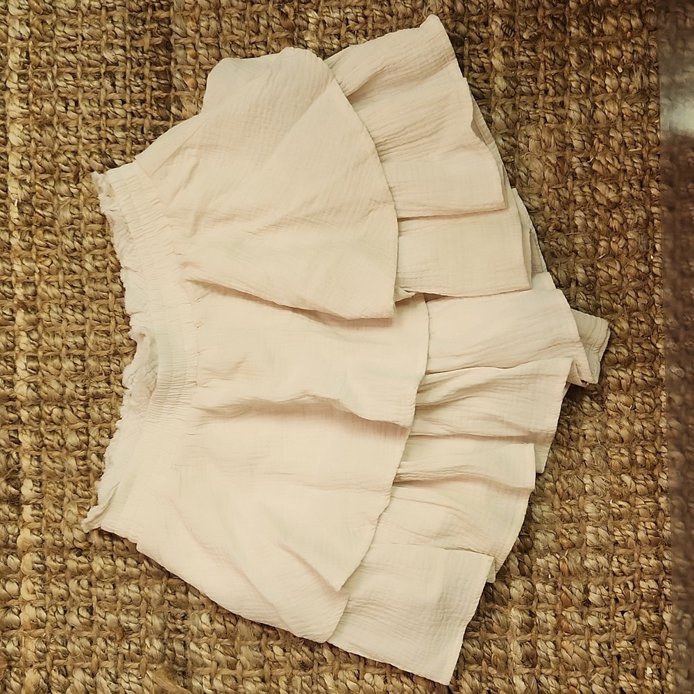 Tallulah linen skort